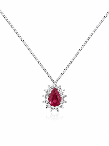 Collar Cianfrone Gioielli Mujer in Oro Rubino 0.77 Ct COOR-34-198 - COOR-34-198